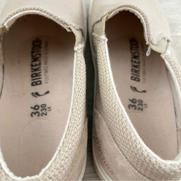 Birkenstock "Oswego" Canvas-Suede Sandcastle 36 - Picture 3 of 8